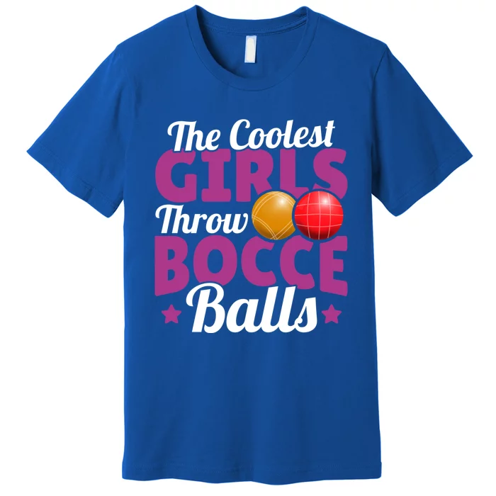 The Coolest Throw Bocce Balls Great Gift Premium T-Shirt