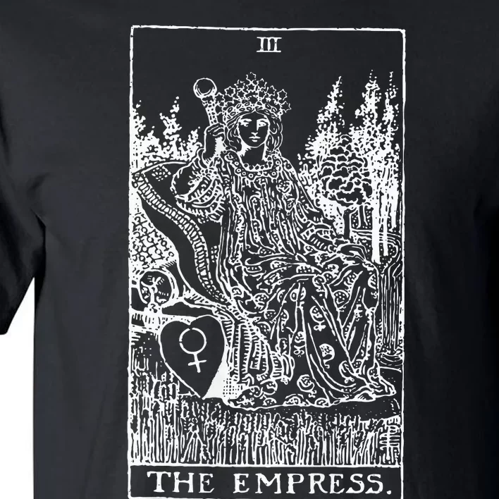 Tarot Card The Empress Tall T-Shirt