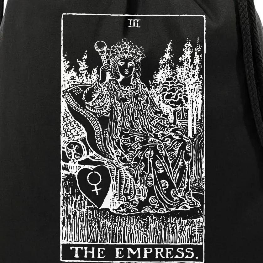 Tarot Card The Empress Drawstring Bag