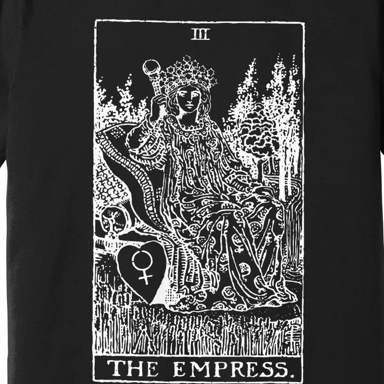 Tarot Card The Empress Premium T-Shirt