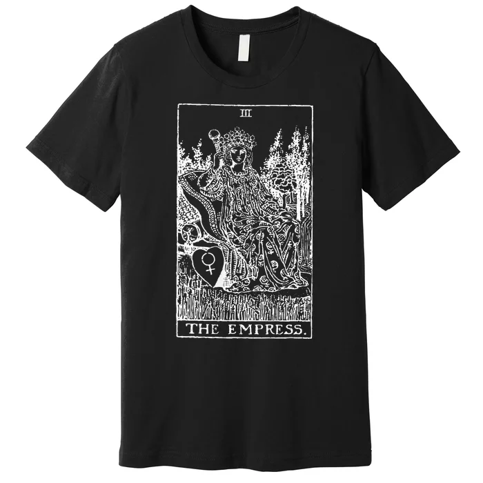 Tarot Card The Empress Premium T-Shirt