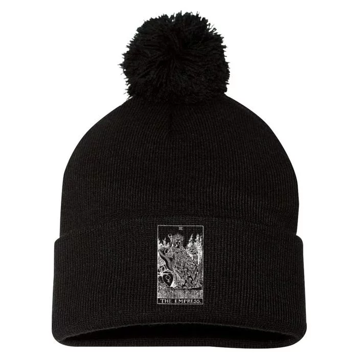 Tarot Card The Empress Pom Pom 12in Knit Beanie