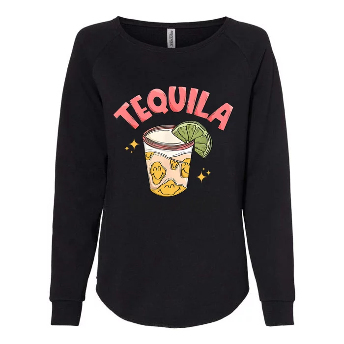 Tequila Cheape Than Therapy Funny Tequila Drinking Mexican Womens California Wash Sweatshirt