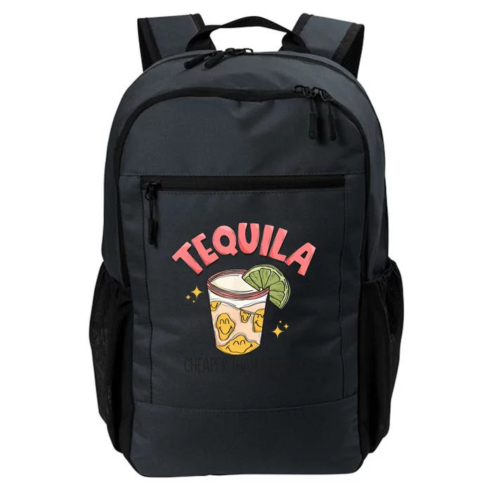 Tequila Cheape Than Therapy Funny Tequila Drinking Mexican Daily Commute Backpack