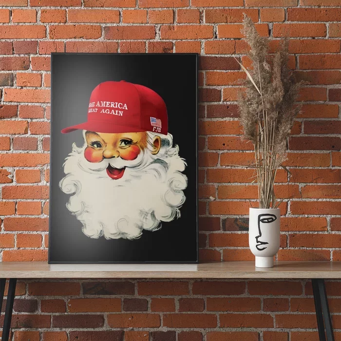 Trump Christmas Trump Maga Santa Poster