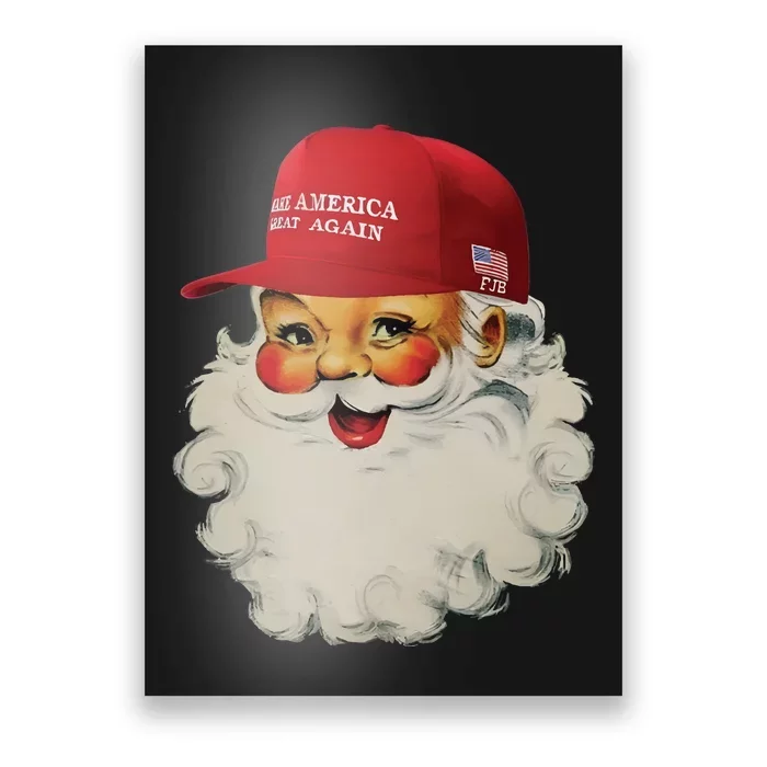 Trump Christmas Trump Maga Santa Poster