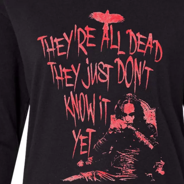 The Crow – Theyre All Dead Womens Cotton Relaxed Long Sleeve T-Shirt