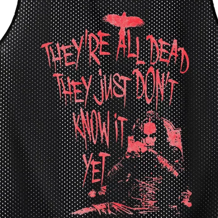 The Crow – Theyre All Dead Mesh Reversible Basketball Jersey Tank