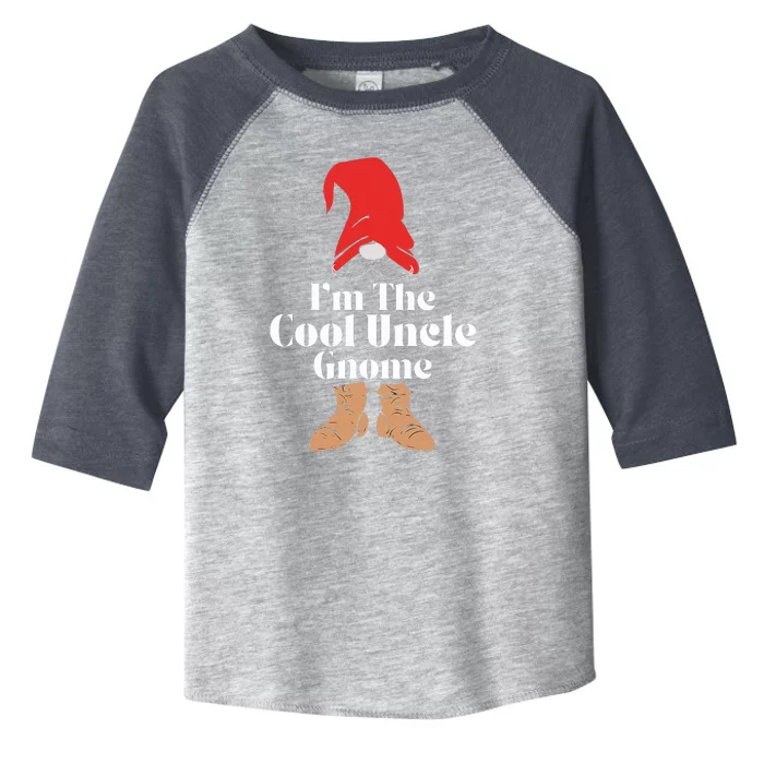 The Cool Uncle Gnome Matching Family Group Christmas Toddler Fine Jersey T-Shirt