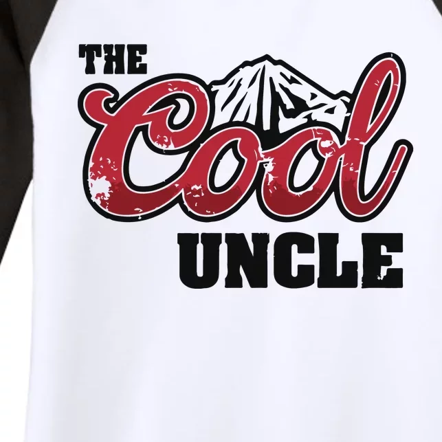 The Cool Uncle Women's Tri-Blend 3/4-Sleeve Raglan Shirt