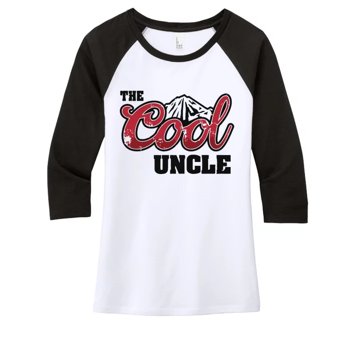 The Cool Uncle Women's Tri-Blend 3/4-Sleeve Raglan Shirt