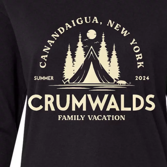 The Crums Vacation Womens Cotton Relaxed Long Sleeve T-Shirt