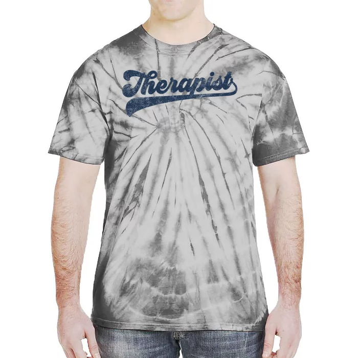 Therapist Cute Vintage Graphic Tie-Dye T-Shirt