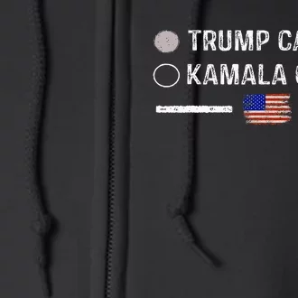 Trump Cash Vs Kamala Crash! Funny Trump 2024 Full Zip Hoodie