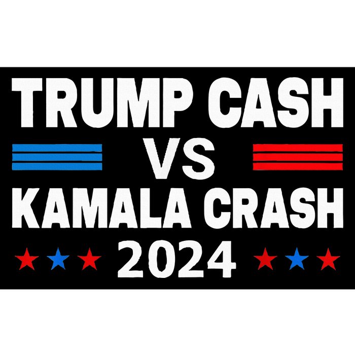 Trump Cash Vs Kamala Crash Bumper Sticker