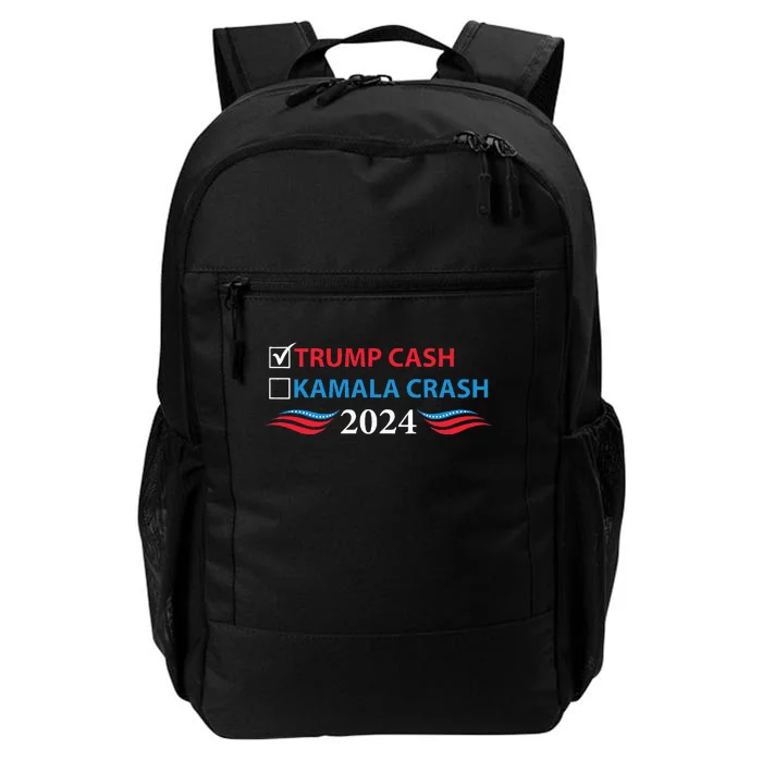 Trump Cash Vs Kamala Crash Daily Commute Backpack