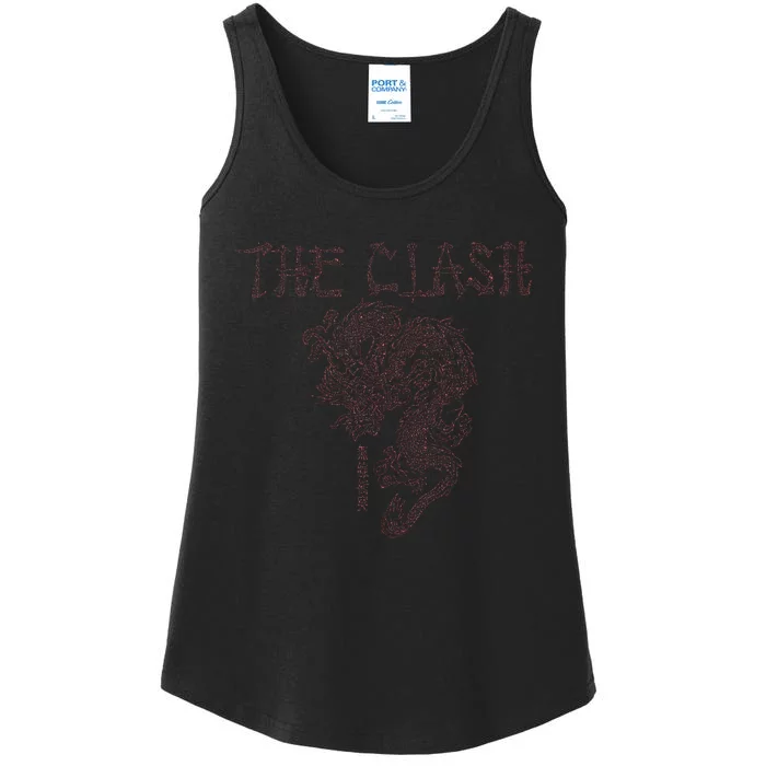 The C.L.A.S.H Vertical Chinese Dragon Ladies Essential Tank