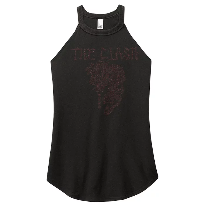 The C.L.A.S.H Vertical Chinese Dragon Women’s Perfect Tri Rocker Tank