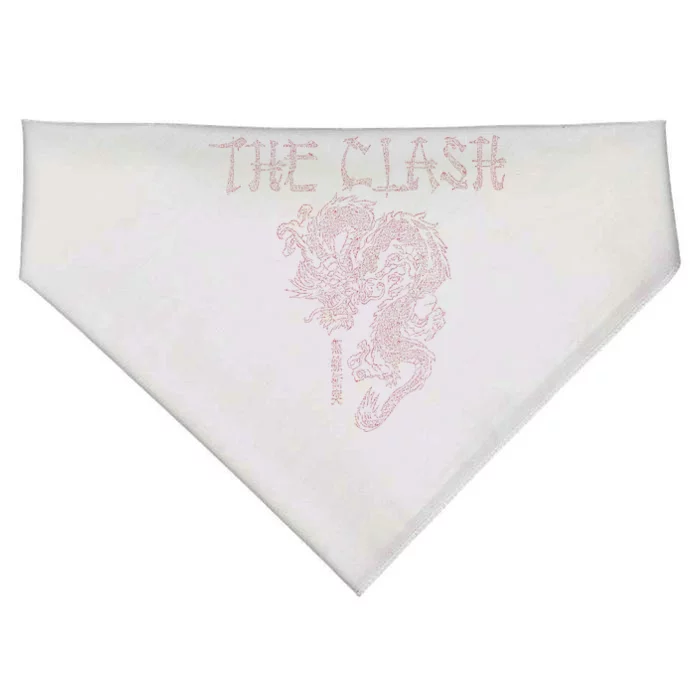 The C.L.A.S.H Vertical Chinese Dragon USA-Made Doggie Bandana