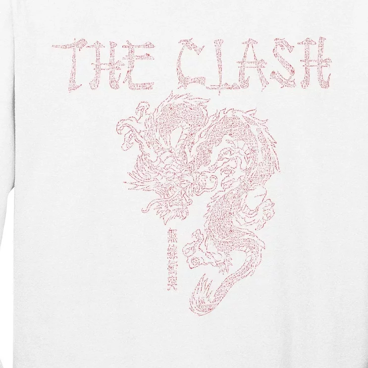 The C.L.A.S.H Vertical Chinese Dragon Long Sleeve Shirt