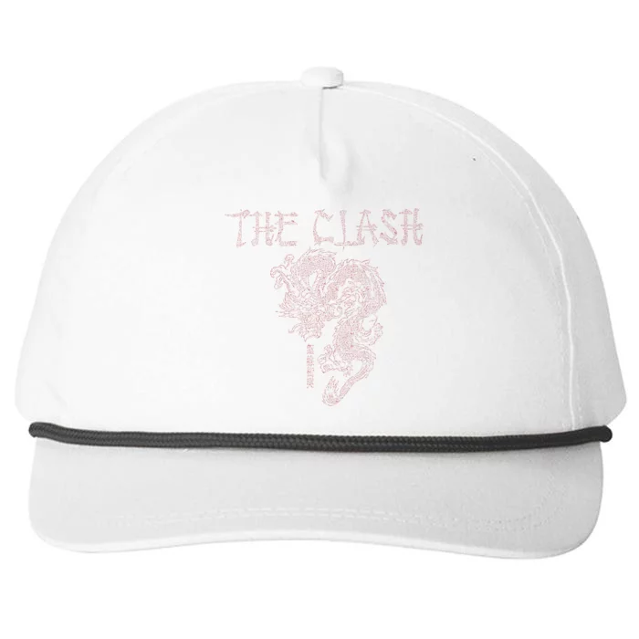 The C.L.A.S.H Vertical Chinese Dragon Snapback Five-Panel Rope Hat