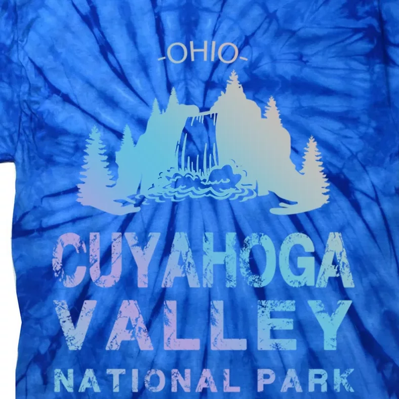 Treeline Cuyahoga Valley National Park Funny Gift Tie-Dye T-Shirt