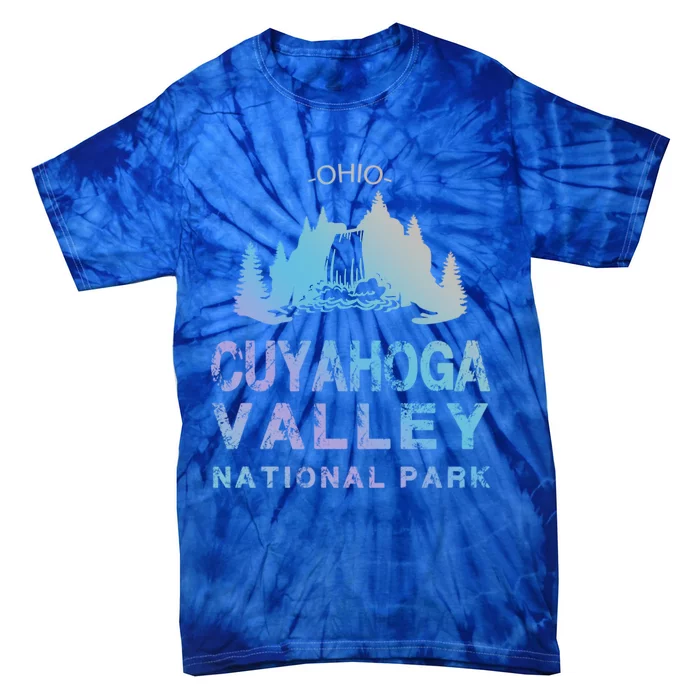 Treeline Cuyahoga Valley National Park Funny Gift Tie-Dye T-Shirt