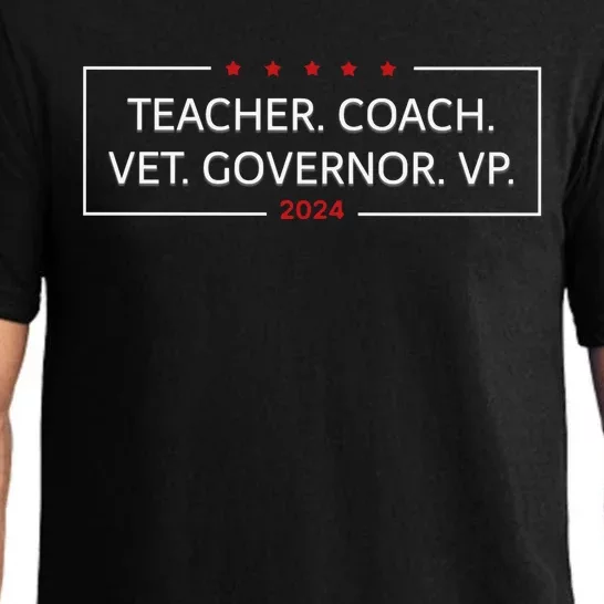 Teacher. Coach. Vet. Governor. Vp. Vote Kamala Pajama Set