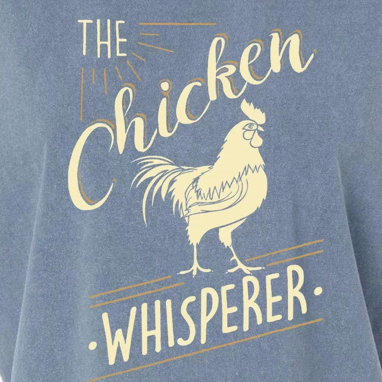 The Chicken Whisperer Funny Chicken Lover Farming Garment-Dyed Women's Muscle Tee