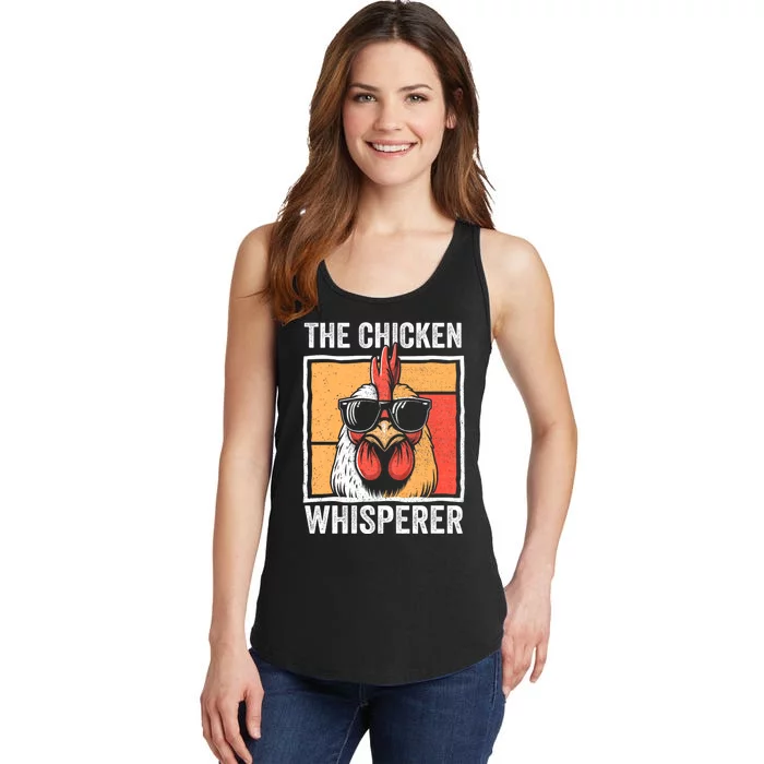 The Chicken Whisperer Farmer Animal Farm Funny Ladies Essential Tank