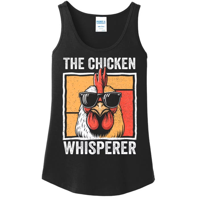 The Chicken Whisperer Farmer Animal Farm Funny Ladies Essential Tank