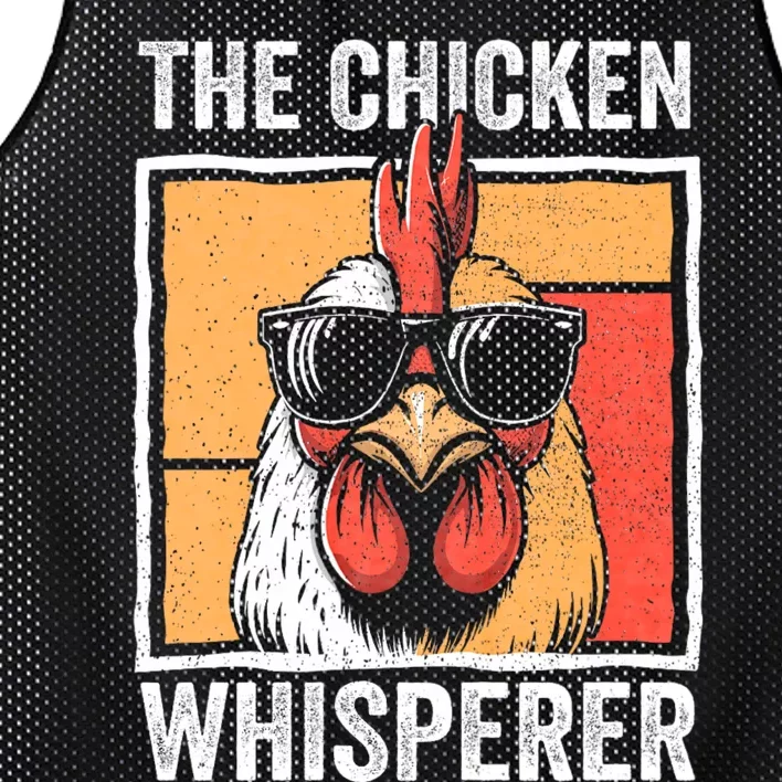 The Chicken Whisperer Farmer Animal Farm Funny Mesh Reversible Basketball Jersey Tank