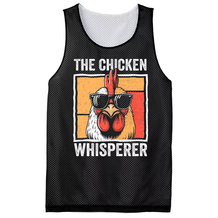 The Chicken Whisperer Farmer Animal Farm Funny Mesh Reversible Basketball Jersey Tank