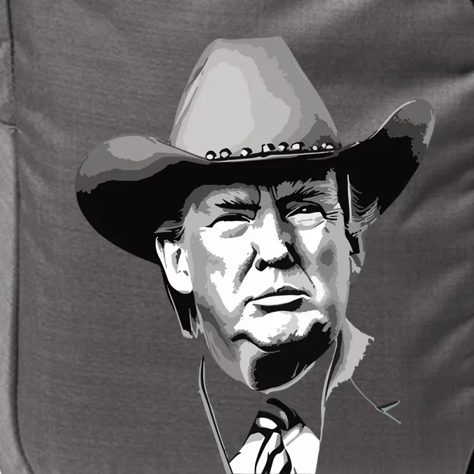 Trump Cowboy Western President You Miss Me Yet Maga Usa Impact Tech Backpack