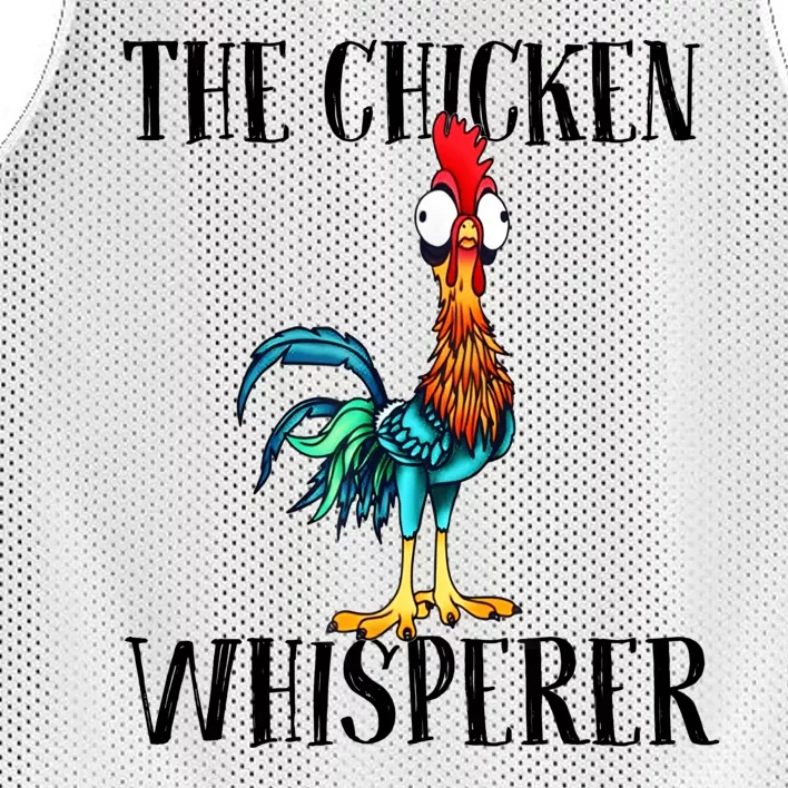 The Chicken Whisperer Funny Mesh Reversible Basketball Jersey Tank