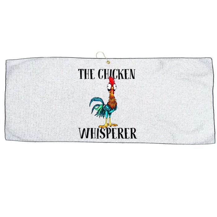 The Chicken Whisperer Funny Large Microfiber Waffle Golf Towel