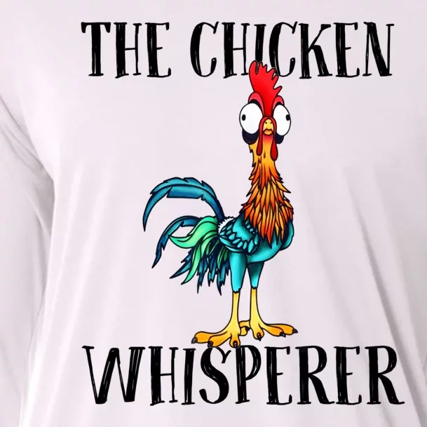 The Chicken Whisperer Funny Cooling Performance Long Sleeve Crew