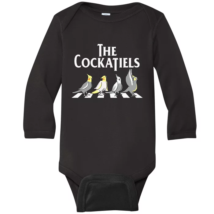 The Cockatiels Weiro Bird Quarrion Parrot Lover Baby Long Sleeve Bodysuit