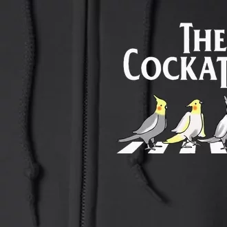 The Cockatiels Weiro Bird Quarrion Parrot Lover Full Zip Hoodie