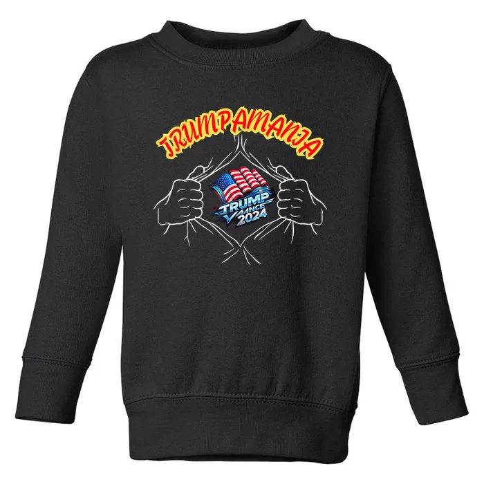 Trumpamania Convention Wrestling Meme Trumpamania Let Trumpamania Run Wild Toddler Sweatshirt