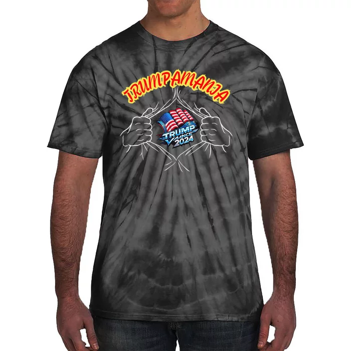 Trumpamania Convention Wrestling Meme Trumpamania Let Trumpamania Run Wild Tie-Dye T-Shirt