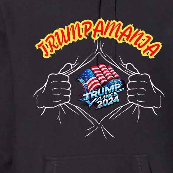 Trumpamania Convention Wrestling Meme Trumpamania Let Trumpamania Run Wild Premium Hoodie