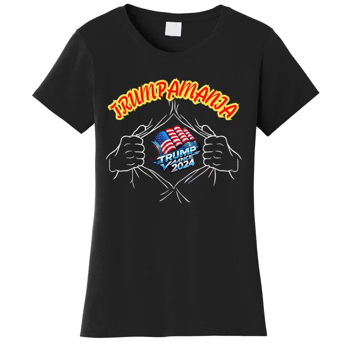 Trumpamania Convention Wrestling Meme Trumpamania Let Trumpamania Run Wild Women's T-Shirt