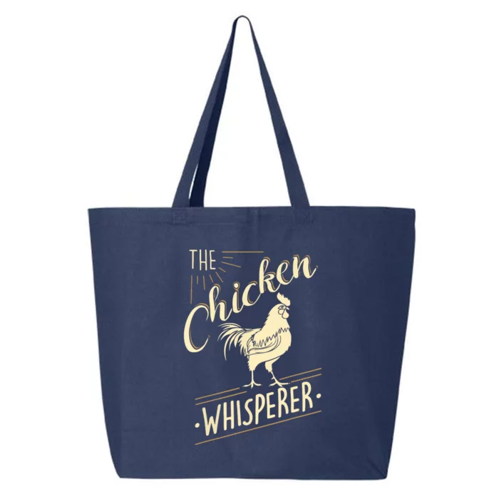 The Chicken Whisperer Funny Chicken Lover Farming 25L Jumbo Tote