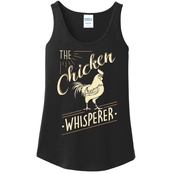 The Chicken Whisperer Funny Chicken Lover Farming Ladies Essential Tank