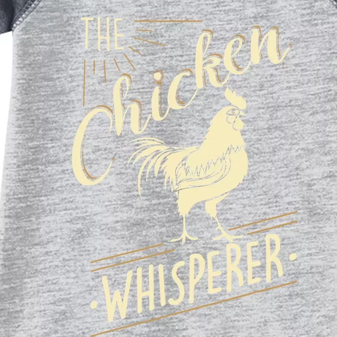 The Chicken Whisperer Funny Chicken Lover Farming Infant Baby Jersey Bodysuit