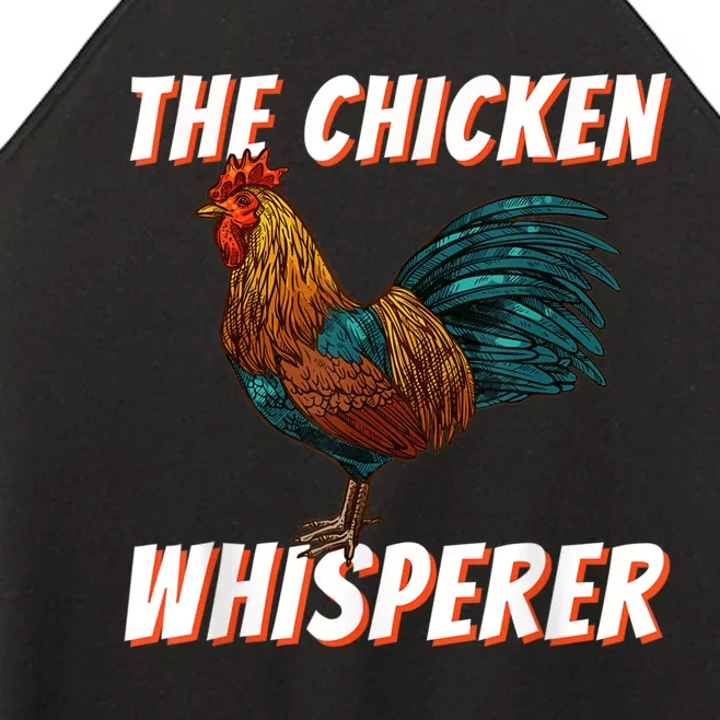 The Chicken Whisperer Funny Chicken Lover Chicken Farming Women’s Perfect Tri Rocker Tank