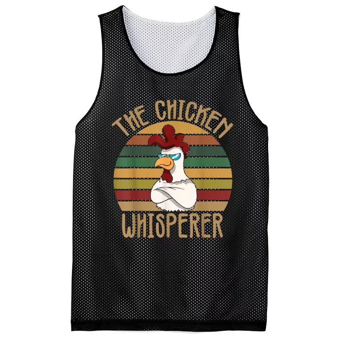 The Chicken Whisperer Chicken Lover Backyard Chicken Farmer Mesh Reversible Basketball Jersey Tank