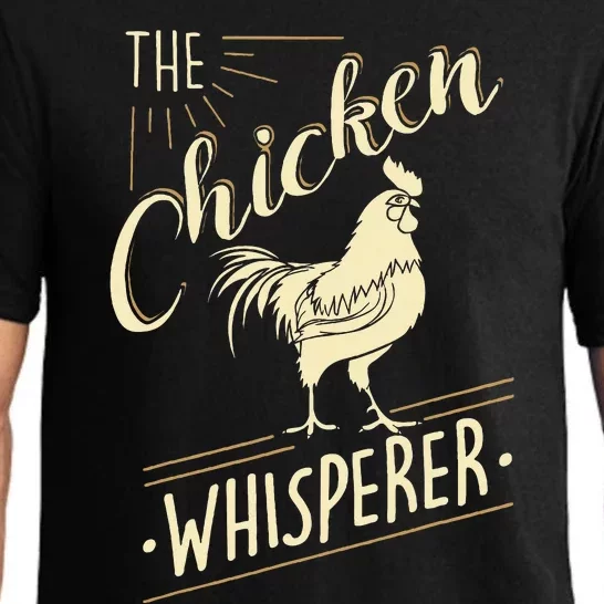 The Chicken Whisperer Funny Chicken Lover Farming Pajama Set