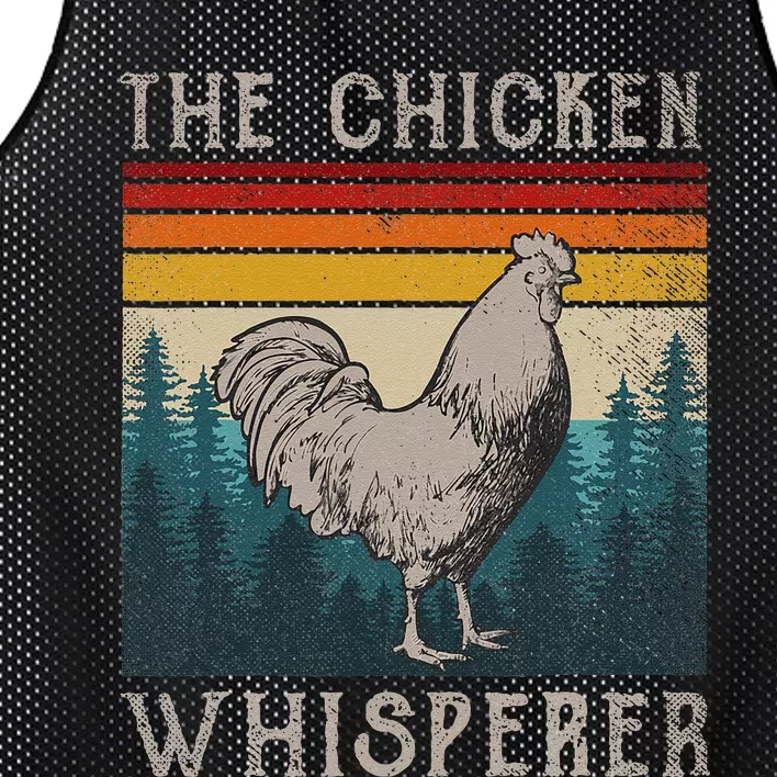 The Chicken Whisperer Funny Chicken Lover Farming Mesh Reversible Basketball Jersey Tank